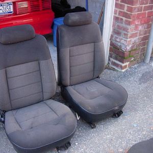 black interior