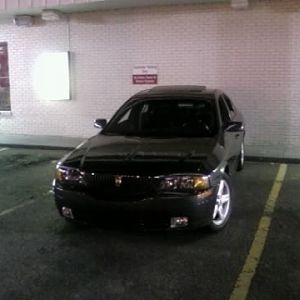 my old ls i miss that car this shot was at my freinds apt building were i was rentimg his spot expains the no plates or registration lol