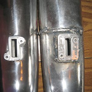 IDK why he had a INJEN MAF mount tig welded in.