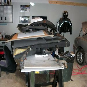 the gutting begins....