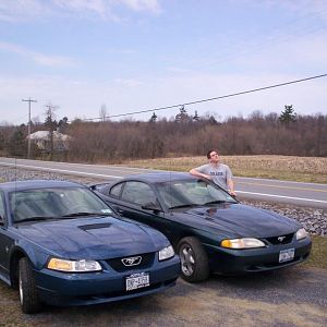 me standin next to the gt