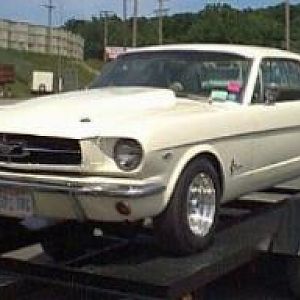 My Coupe on a test and tune day at island dragway
