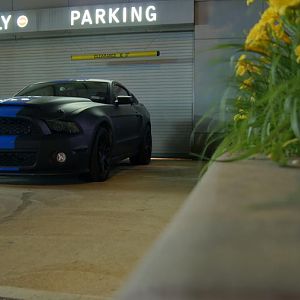 Parked up.