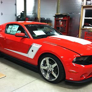 Just unloaded my new Stage 3 off the transport truck and it's in the shop for inspection.