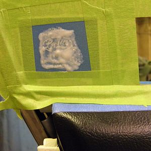 Etching process.