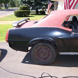 Test fitting new R/S quarter skin.