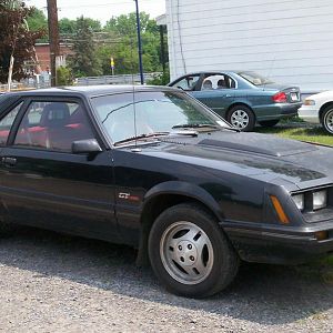 83 GT Turbo heres how the car looked in 2007 when a gave it to my daughter for a year to drive. it still has the stock