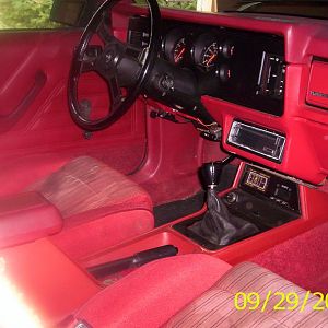 interior before the new front seats