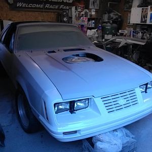 first touch of paint