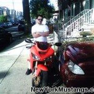 me and the bike and theold stang