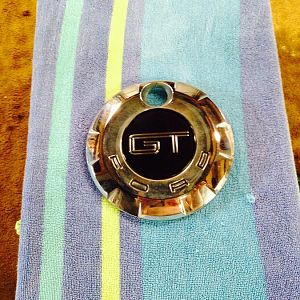 GT trunk emblem