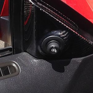Trucarbon mirror control cover