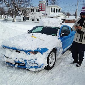 Some people just don't know when not to drive!