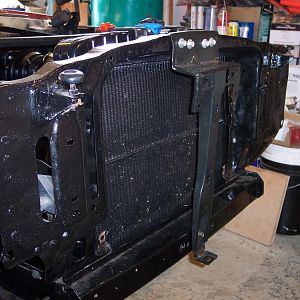 2/25/17 Installed hood latch support.