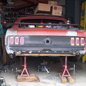 3/7/17 Rear end assembly removed.