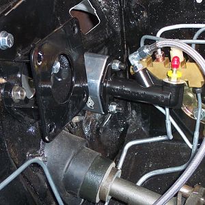 5/27/17 Clutch master cylinder & line to clutch slave cylinder.