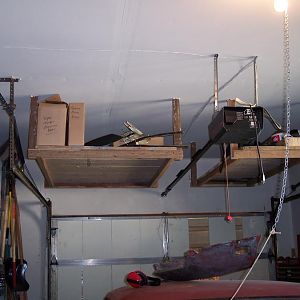 5/26/13 Over head storage I built in the garage.