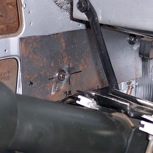 Mounting plate for AAW main harness relay pack, & fuel pump cut off switch.