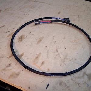 1/6/18 Made blower switch to blower resistor harness & wrapped it with Tech Flex.