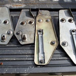 10/1/18 cleaned & replaced the plastic bushings in the bolt in window brackets.