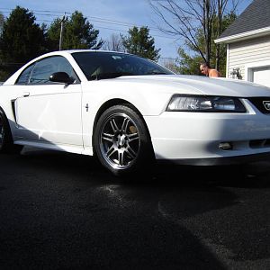 lowered it....not really.