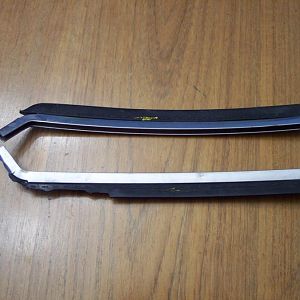 Quarter window trim pieces for 1970 Mustang bolt in glass.