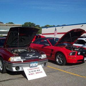 Benefit Car Show 10/11/09 
My son, Steve's 21 yr old Foxbody