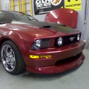 New hood finally installed.... looks schwwwweeet!