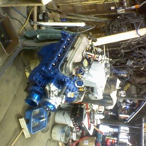 92 lower e cam gt40 heads and intake
